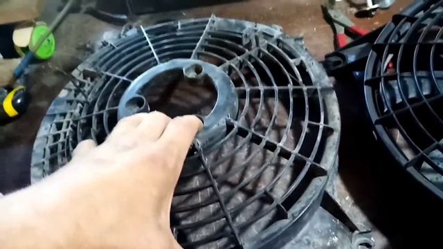 Датсун. Ремонт вентилятора кондиционера.