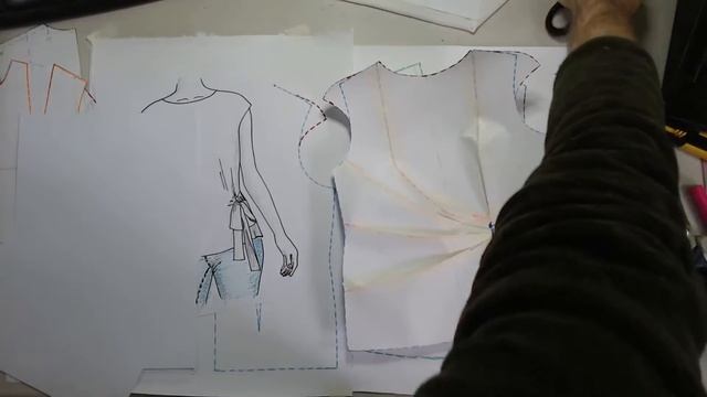 Моделирование блузки. Modelado de blusa смотреть онлайн