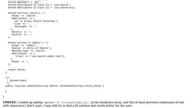 Drupal: With a custom form, how to sanitize user input before query gets to URL? смотреть онлайн