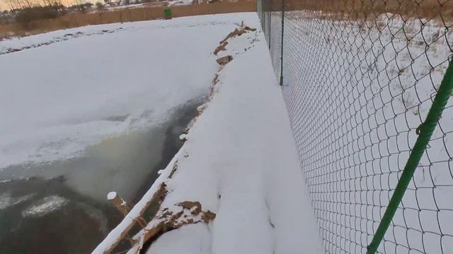 Аэрация пруда зимой - Аэрация при помощи компрессора - Трубчатый распылитель для аэрации в пруду.