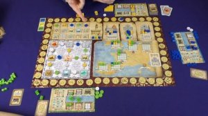 Calimala. Флорентийский купец - играем втроем в настольную игру