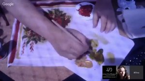 #МК Альбины Алфёровой Новогодний декор текстиля  Ручная работа