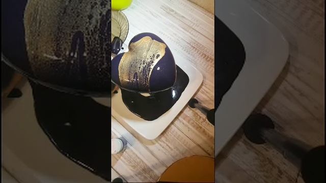 Гляссаж торта с эффектом "Леопард" и ответы на вопросы