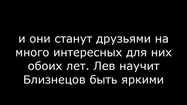 Близнецы и Лев ДРУЖБА смотреть онлайн