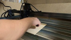 первый запуск станка Atomstack E85