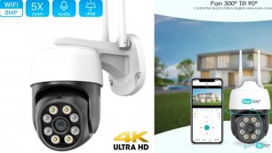Камера видеонаблюдения с автоотслеживанием ANBIUX 5MP CCTV camera with auto tracking