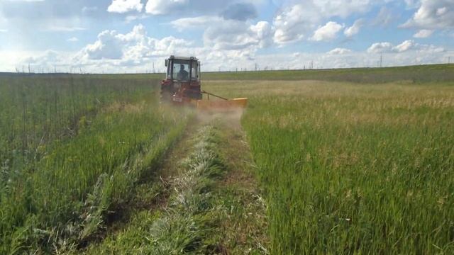 Сенокос 2017 открыт. Трактор Янмар и косилка Виракс 1,65 смотреть онлайн