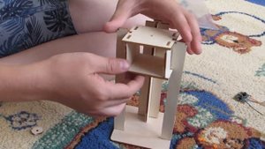 Как сделать ЛИФТ НА ЭЛЕКТРОМОТОРЕ - ТЕХНИКА ДЛЯ ДЕТЕЙ - How to make LIFT  - TECH FOR KIDS