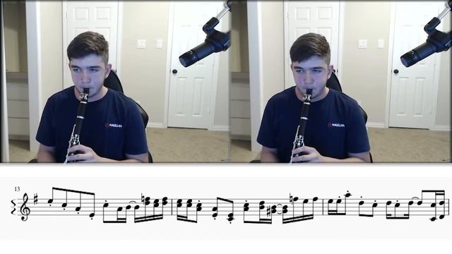 Ghost Fight but it's a clarinet duet смотреть онлайн