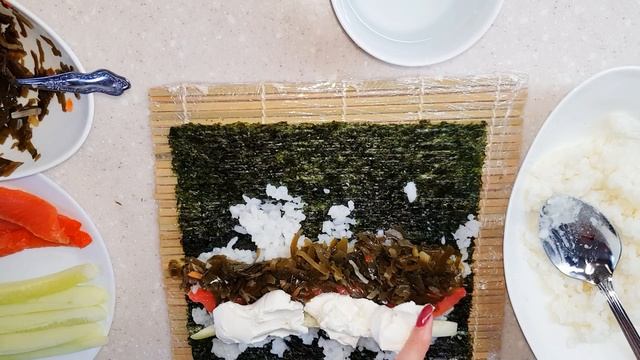 Роллы с морской капустой смотреть онлайн