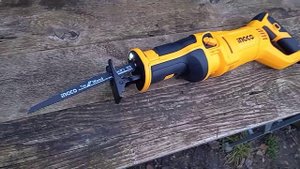 Ingco RS12001. Мини-обзор и первый тест. Сабельная пила RS 12001 1.2 кВт Reciprocating saw 1200 Watt