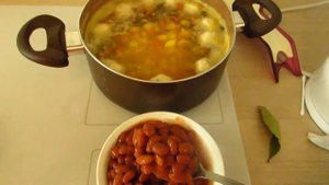 Суп из красной фасоли