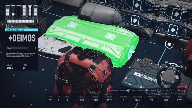 Build this Sleek CLASS B HAULER ship | Starfield смотреть онлайн