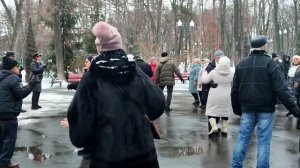 А Я ТЕБЯ ЖДАЛА, А Я ТЕБЯ ЗВАЛА!??❄️/ТАНЦЫ В ПАРКЕ ГОРЬКОГО ХАРЬКОВ ЯНВАРЬ 2022