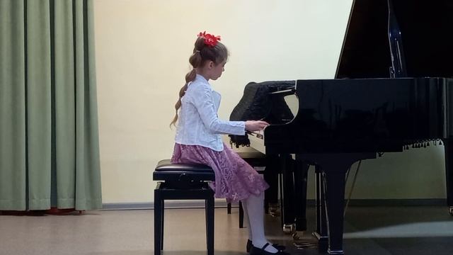 Гришкевич Таисия, 11 лет, И.С. Бах. "Маленькая прелюдия ми-минор". А.Лепин. "Полька". смотреть онлайн