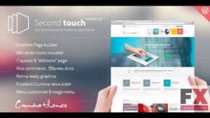 Preview Second Touch â€" Powerful metro styled theme