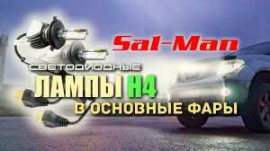 ? Обзор, установка и тест. Светодиодные лампы Sal-Man в штатные фары.