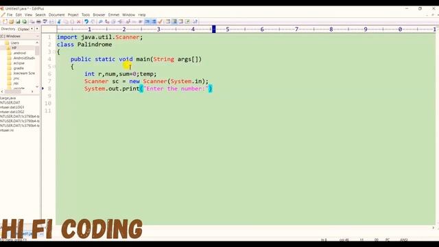 Java Programming:Program to check given number is Palindrome or not смотреть онлайн