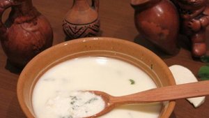 Гадазелили (грузинский сырный суп)