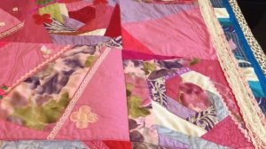 DIY ЛОСКУТНОЕ ОДЕЯЛО от А до Я завершаю показываю рассказываю