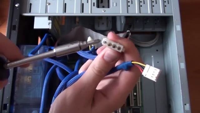 Сборка компьютера  Подключаем питание