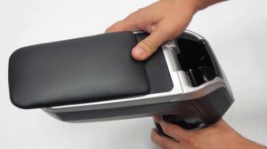 Подлокотник в подстаканник Renault Duster 2021-... (48023BK+SIL)