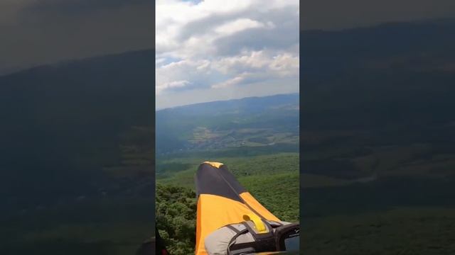 Прилетел на гору Бойко с Ай-Петри. Крым на параплане.