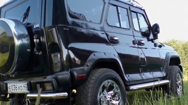 УАЗ на больших колесах для грязи