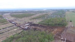 строительство дороги М12  Москва Казань в районе Мурома ( подъезд к р. Ока)