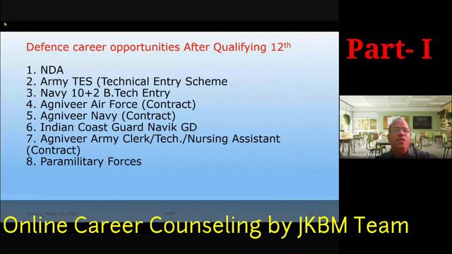 Career Counseling Part -1/ JKBM