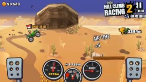 10855m Monster Truck in Desert Valley-Hill Climb Racing2