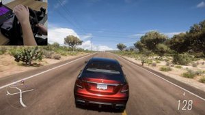 Logitech G923 TRUEFORCE Sim Racing Wheel + Driving Force Shifter in Forza Horizon 5 (4K UHD) 60FPS