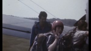 Брянский авиационный спортивный клуб 1991 г. Прыжки с парашютом.