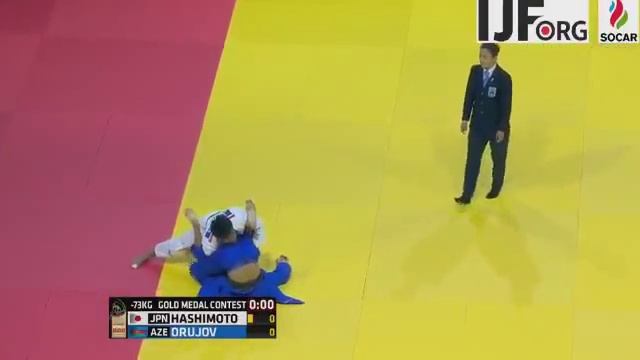 Rustam Orujov (AZE) - Soichi Hashimoto (JPN) - World Judo Championships - Final - 30/08/2017 смотреть онлайн