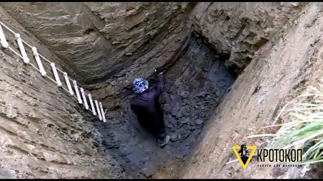 КРОТОКОП-Копка колодца экскаватором-Новая Ропша-Ленобласть, СПб