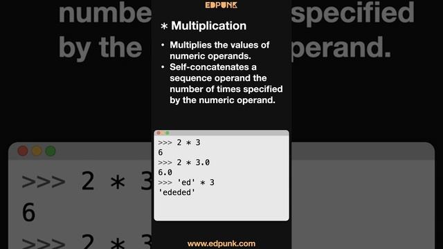[Day 22] Arithmetic Operators in Python | Learn Python | Dark Mode #100daysofpython