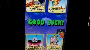 Sega 2009 "Pigs Might Fly" redemption game at Flippers, Grandy, NC, 10/21/15