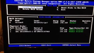 Как настроить Raid 0 из старых жестких дисков, Как построить RAID на уровне железа