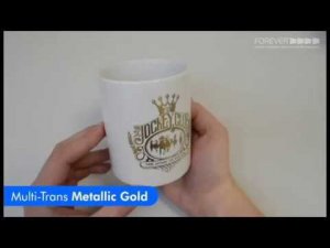 Термобумага FOREVER Multi-Trans Metallic Gold&Silver - для переноса на жесткие поверхности