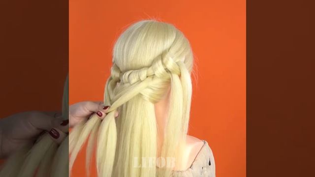 Лучшие прически на длинные волосы | Милая детская прическа для девочек с длинными волосами смотреть онлайн