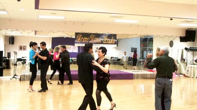 Argentine Tango Bravo Studio Class Scenes 4/17/2013 www.tangonation.com смотреть онлайн