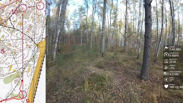 Спортивное ориентирование (headcam Orienteering) - Марафон Шефа, общий старт - 03.10.21