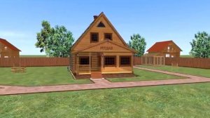 Проект деревянного дачного дома Дачник 5