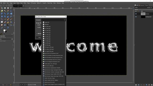 How to make GEGL Chrome Text Filter in GIMP 2.10.32