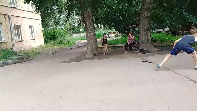 Дуэль на ножах с Лëней!