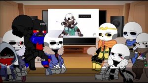 Sans AU react to Underverse 0.7 • Errormare, DrInk (⚠️ My AU ⚠️)