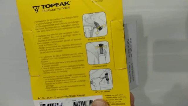Адаптер для насоса TOPEAK PRESSURE-RITE SHOCK ADAPTER смотреть онлайн