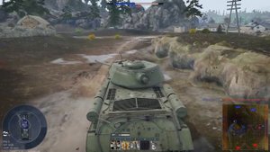 War Thunder Т-34-85 + ИС-1 В 20 ФПС