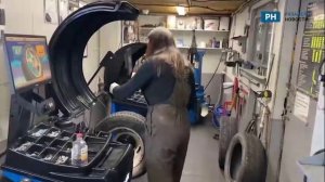 Шиномонтажник рязанка Алёна Ткач рассказала о своей работе