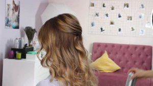 Как сделать пучок из локонов. Самый лёгкий вариант. Bridal Updo. Tutorial